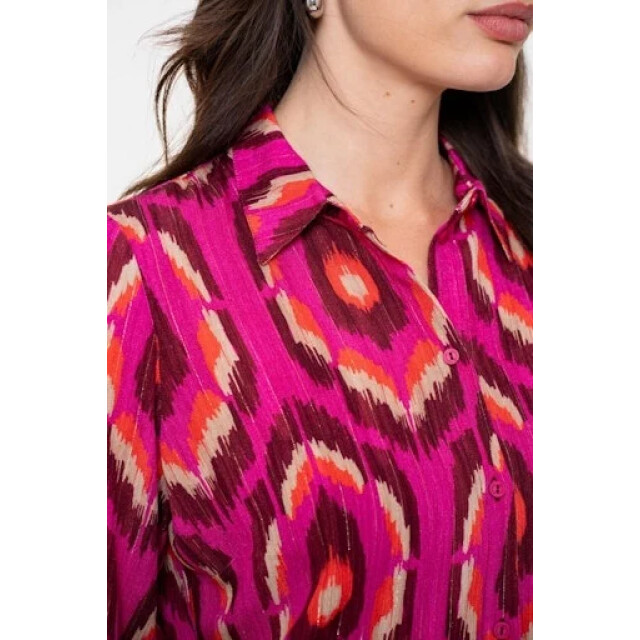 Geisha 53635-20 420 blouse print pink/fuchsia 53635-20 420 large