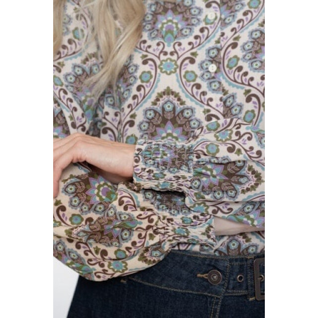 Geisha 53637-20 625 blouse print blue/wool white 53637-20 625 large