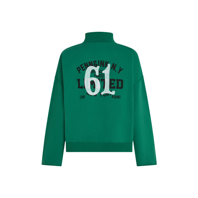 Penn & Ink W25f1764ltd 40-90 penn&ink sweater print green black W25F1764LTD 40-90 large