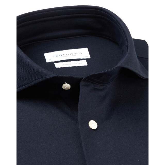 Profuomo Japanese knitted overhemd met lange mouwen 061382-001-44 large
