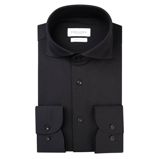 Profuomo Japanese knitted overhemd met lange mouwen 071478-001-44 large