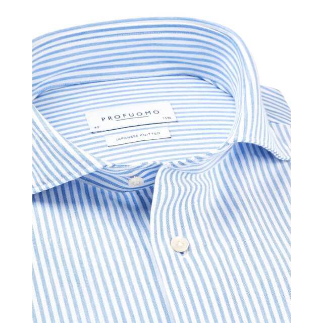 Profuomo Japanese knitted overhemd met lange mouwen 085136-001-43 large