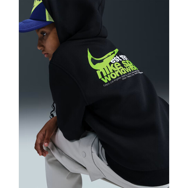Nike k nsw club flc hdy oc hoodie jongens - 072976_995-L large