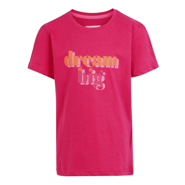 Regatta Kinderen/kinderen bosley vii droom groot t-shirt UTRG10593_pinkpotion large