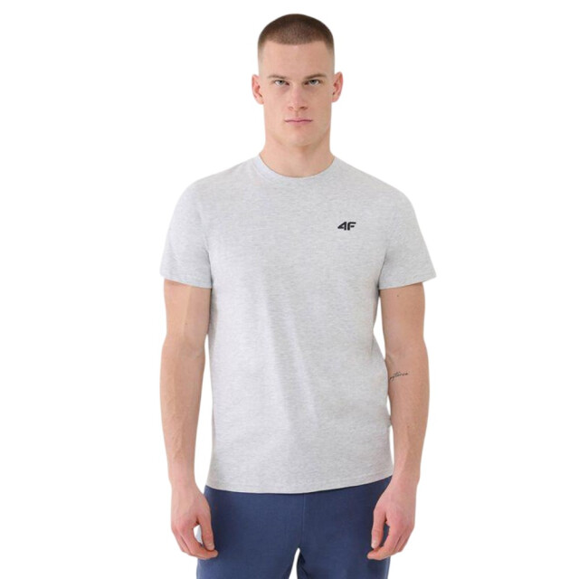 4F Effen normaal t-shirt heren UTPP6445_grey large
