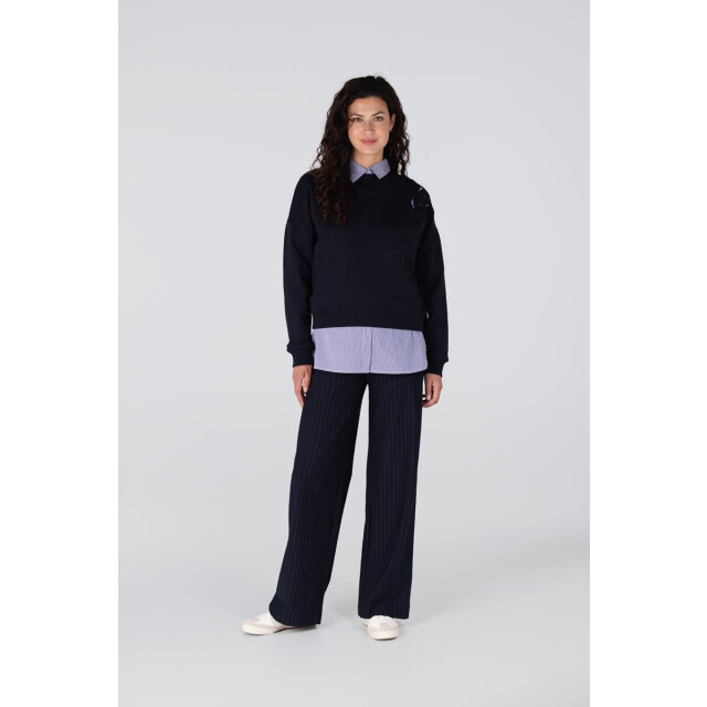 Jansen Amsterdam Gaby sw156 trui dark blue SW156 large
