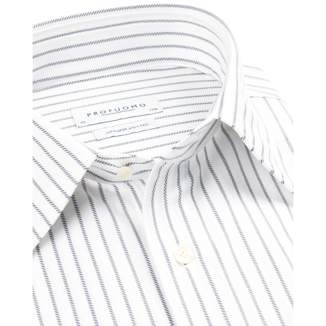 Profuomo Japanese knitted dress shirt 106131-001-38 large