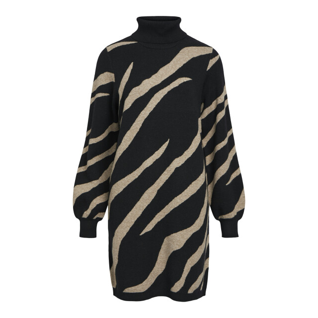 Object Objray l/s knit rollneck dress aop 23041252 large