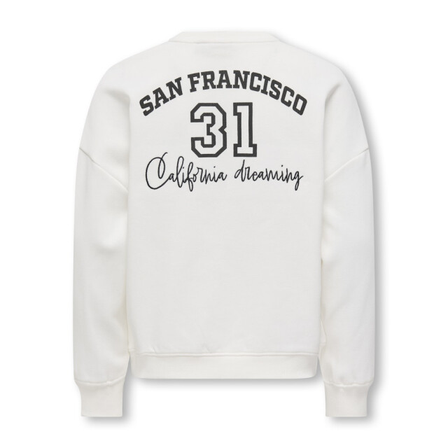 Only Kogbila ls ovz bear o-neck swt noos off-white 2209.02.0009 large