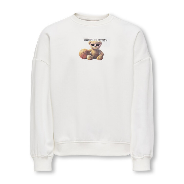Only Kogbila ls ovz bear o-neck swt noos off-white 2209.02.0009 large