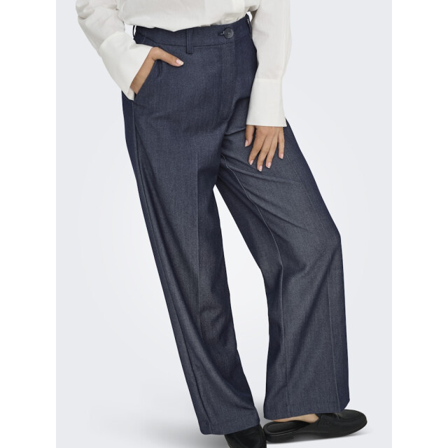 Jacqueline de Yong Jdyanthony bloom hw pant tlr blue denim 4109.35.0025 large