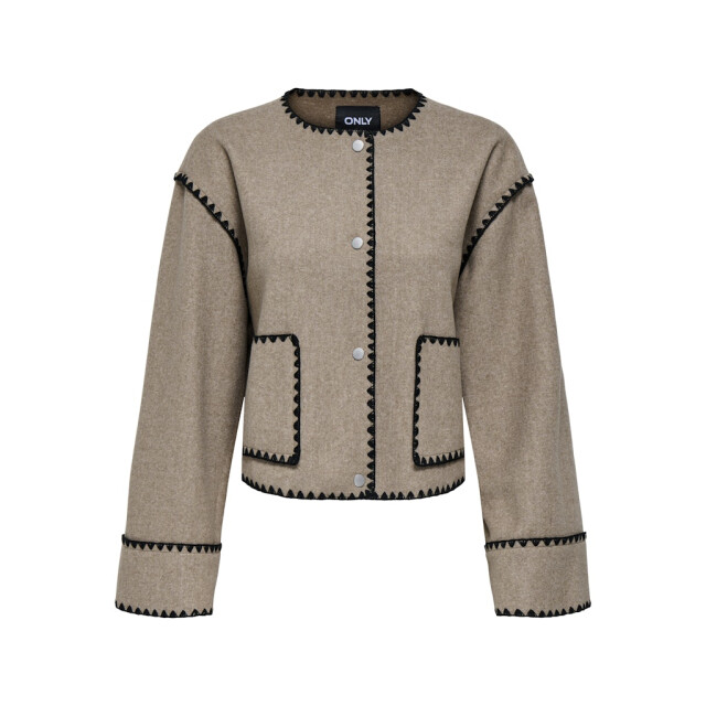 Only Onlelba life cuff scallop jacket otw taupe 4279.77.0014 large