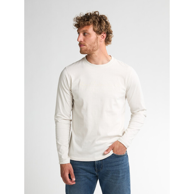 Petrol Industries Men t-shirt ls classic print off-white 5329.02.0009 large