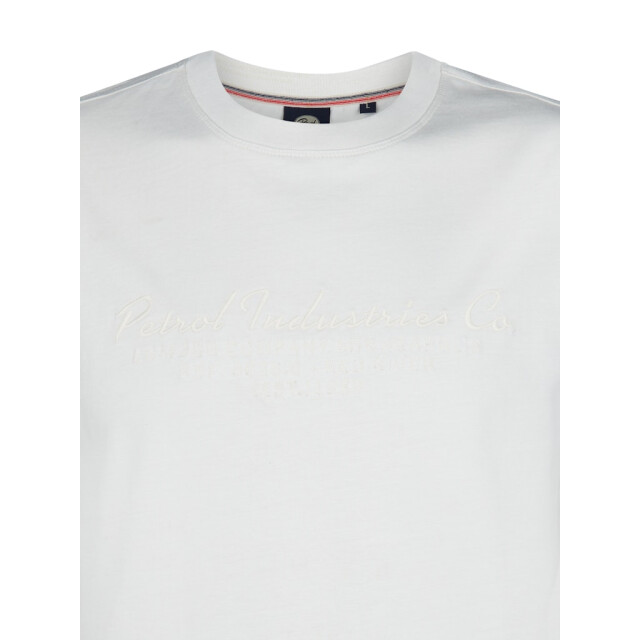 Petrol Industries Men t-shirt ls classic print off-white 5329.02.0009 large