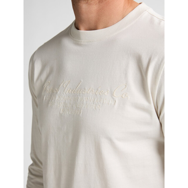 Petrol Industries Men t-shirt ls classic print off-white 5329.02.0009 large