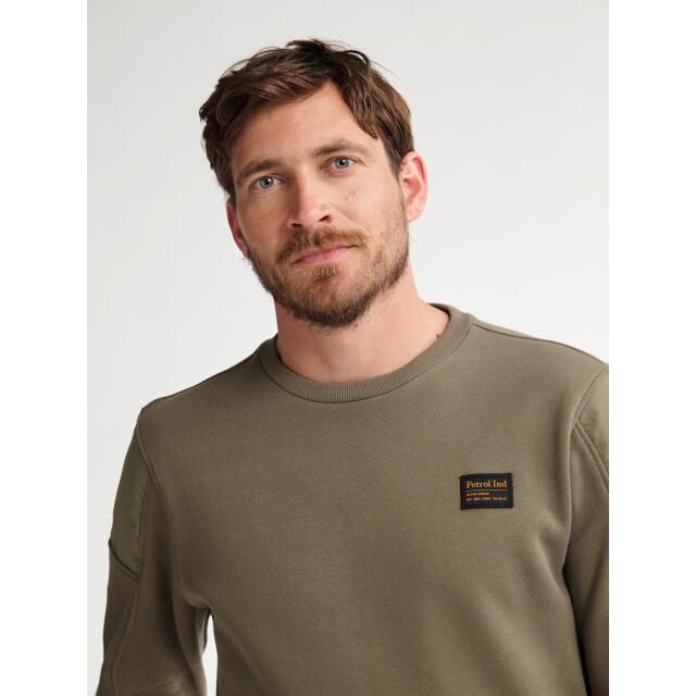 Petrol Industries Men sweater round neck olijf 5209.22.0045 large