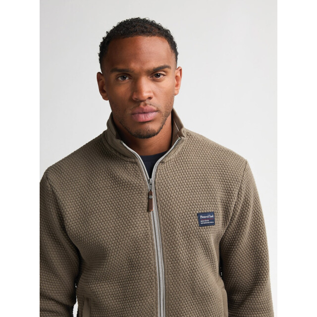 Petrol Industries Men sweater collar zip olijf 5239.22.0043 large