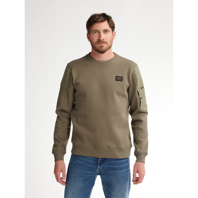 Petrol Industries Men sweater round neck olijf 5209.22.0045 large