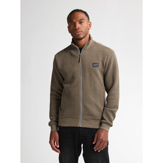 Petrol Industries Men sweater collar zip olijf 5239.22.0043 large