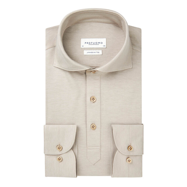 Profuomo Polo met lange mouwen 102081-001-40 large