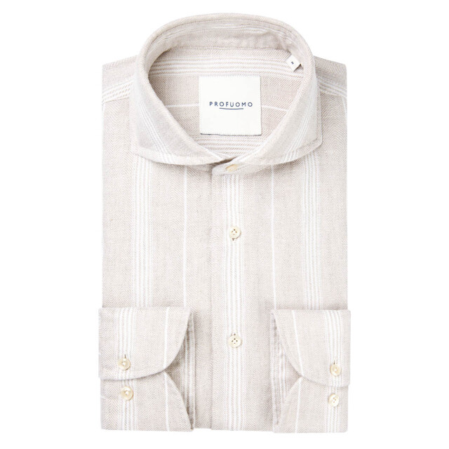 Profuomo Overhemd met lange mouwen 102085-001-L large