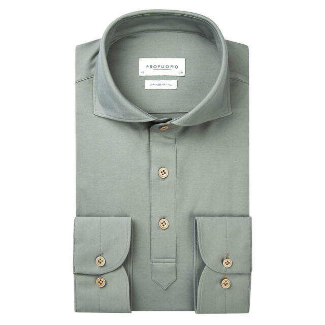 Profuomo Polo met lange mouwen 102083-001-42 large