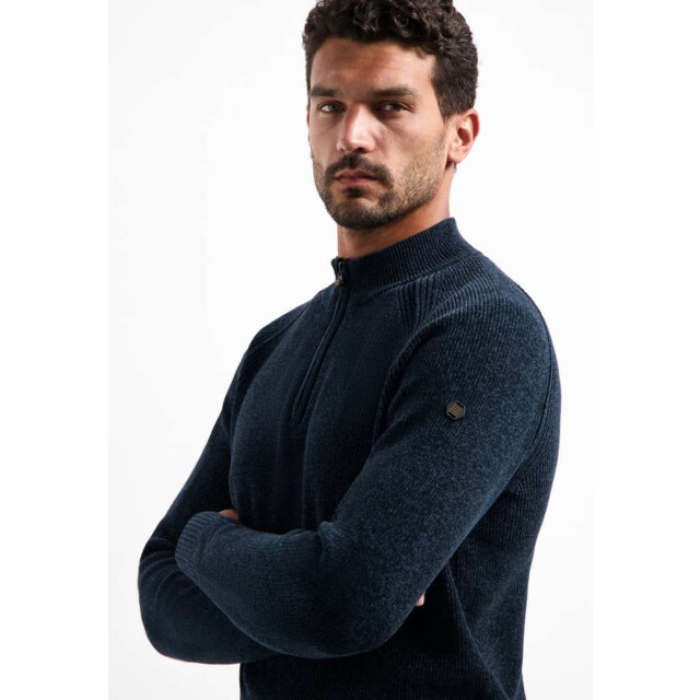 No Excess Pullover half zip 2 colored chenill night 29210967SN-078 large