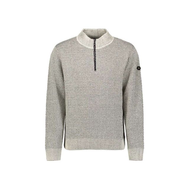 No Excess Pullover half zipper 2 coloured mel stone 29230904SN-014 large