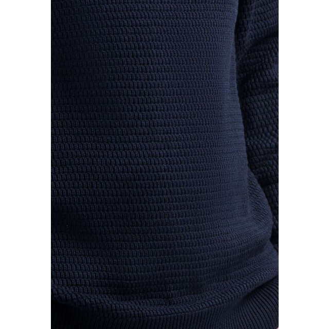 No Excess Pullover half zipper 2 coloured mel night 29230904SN-078 large