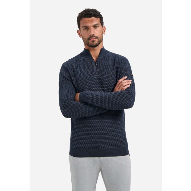 No Excess Pullover half zip jacquard plated night 29230926-078 large