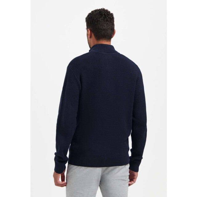 No Excess Pullover half zipper 2 coloured mel night 29230904SN-078 large