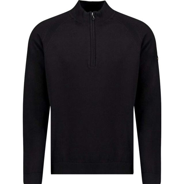 No Excess Pullover half zip high collar solid black 29230967SN-020 large