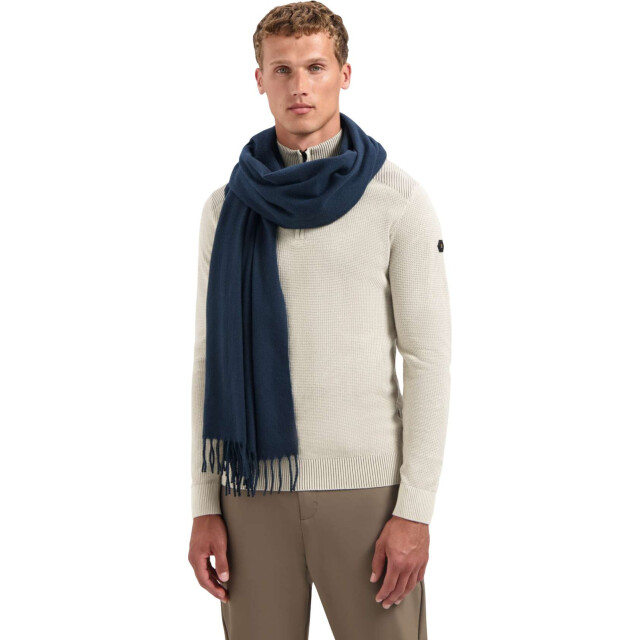 No Excess Scarf solid wool look night 29950913-078 large