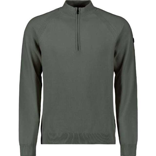 No Excess Pullover half zip high collar solid dark green 29230967SN-052 large