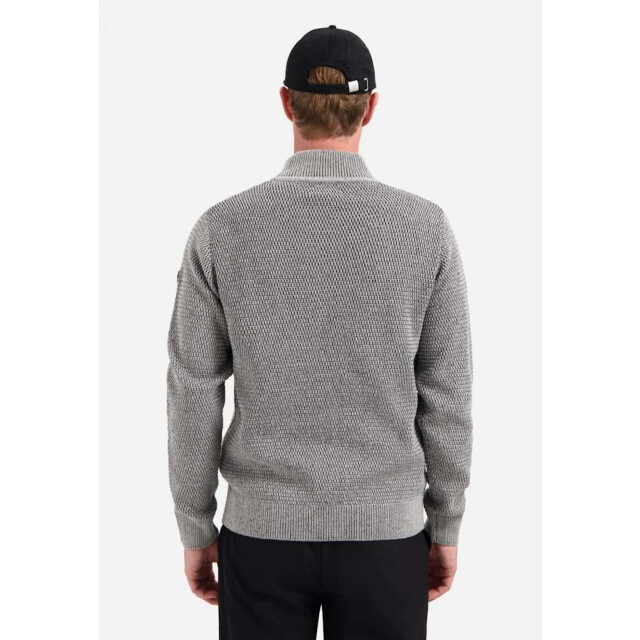 No Excess Pullover half zipper 2 coloured mel grey melange 29230904SN-102 large