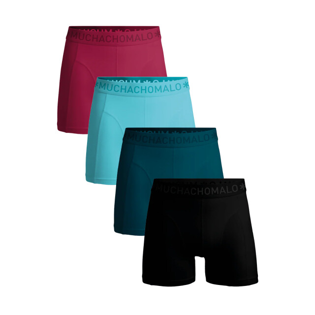 Muchachomalo Heren 4-pack boxershorts SOLID1010-698 large Muchachomalo Heren 4-pack boxershorts SOLID1010-698 large