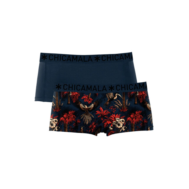 Muchachomalo Dames 2-pack boxershorts PALMBIRDS1215-01 large