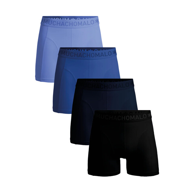 Muchachomalo Heren 4-pack boxershorts SOLID1010-692 large Muchachomalo Heren 4-pack boxershorts SOLID1010-692 large