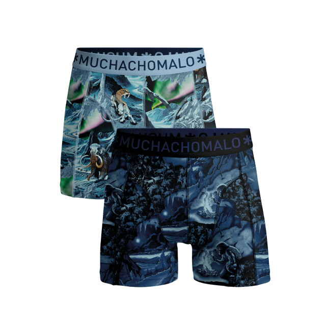 Muchachomalo Jongens 2-pack boxershorts prehistory PREHISTORY1010-04J large