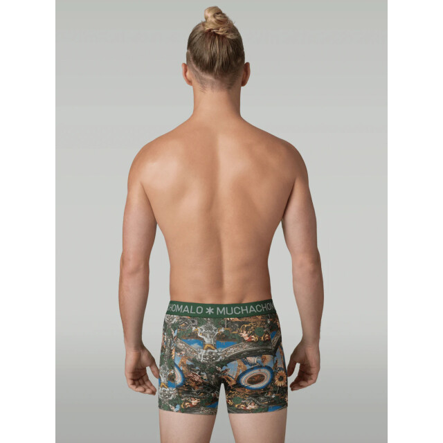Muchachomalo Heren 2-pack boxershorts premodern PREMODERN1010-04 large Muchachomalo Heren 2-pack boxershorts premodern PREMODERN1010-04 large