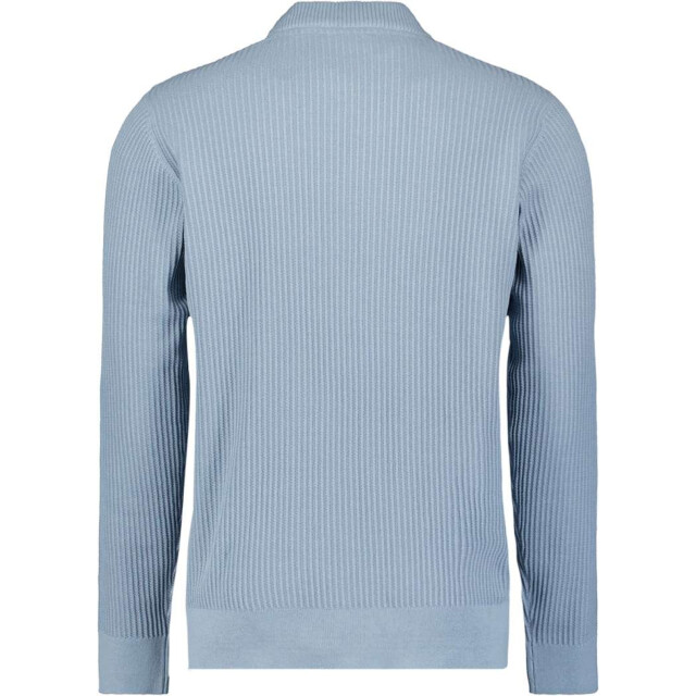 No Excess Pullover crewneck rib dusty blue 29230920-138 large