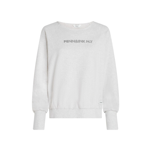 Penn & Ink W25f1753ltd-m 83m penn&ink sweater melange print grey mel. W25F1753LTD-M 83m large