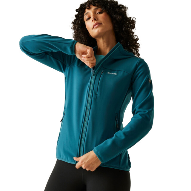 Regatta Dames ossek zachte shell jas UTRG12206_moroccanblue large Regatta Dames ossek zachte shell jas UTRG12206_moroccanblue large
