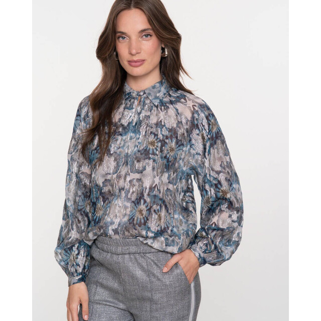 Geisha Blouse lange mouw 53850-81 Geisha Top lange mouw 53850-81 large