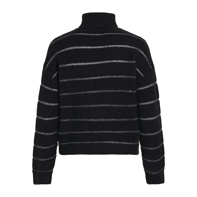 Vila vizaza rollneck l/s glitter knit to 14109970 gun metal 06012.991.0090 large