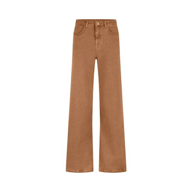 Studio Anneloes lexie col denim trousers 13299 1300 caramel 06511.810.0172 large