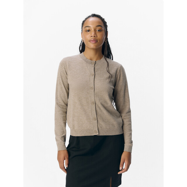 Object objthess l/s short cardigan noos 23043508 desert 06741.834.0007 large