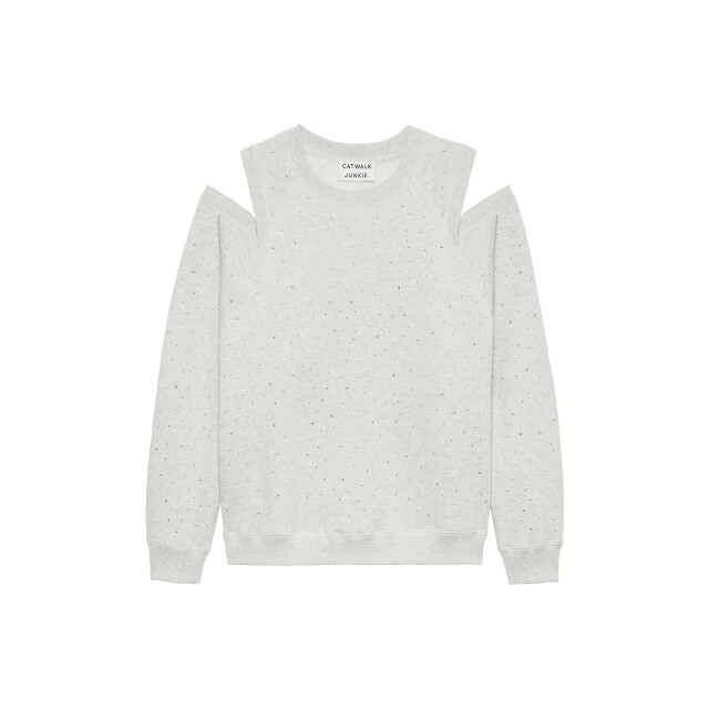 Catwalk Junkie 2504020608 strass sweater with cut out 2504020608 Strass sweater with cut out large