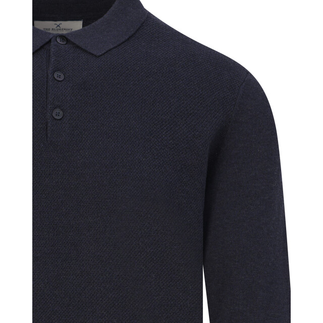 The Blueprint Structured polo long sleeve 102185-001-M large