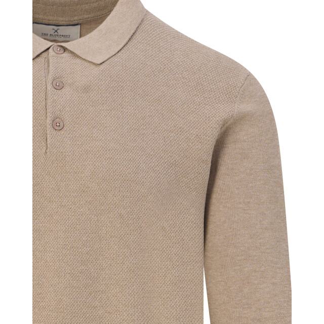 The Blueprint Structured polo long sleeve 102185-003-XXL large